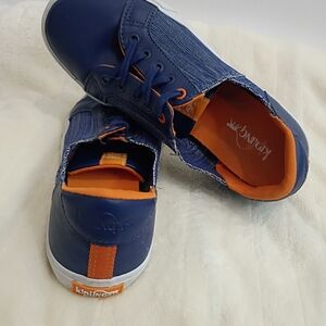Kipling Kids Blue and Orange Sneakers